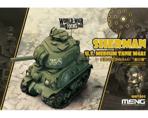 MENG WORLD WAR TOONS: U.S. Medium Tank M4A1 Sherman