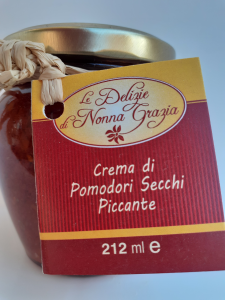 Crema di Pomodori Secchi Piccante peso netto 190 gr Azienda Tremuse Melia di Scilla (RC)