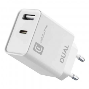 Cellular Line - Caricabatterie dedicato telefonia - Dual Charger