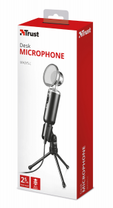 Trust 21672 microfono Microfono per PC Nero