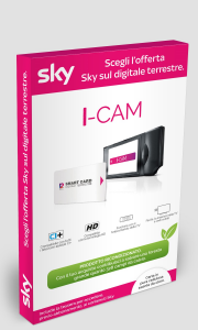 Sky I-CAM HD, Ricondizionata con Garanzia 12 mesi, Inclusa Tessera PAY TV per digitale terrestre