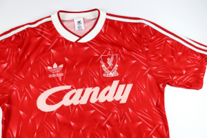 1989-91 Liverpool Maglia Home #10 L (Top)
