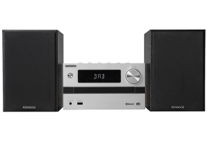 Kenwood M-720DAB set audio da casa Microsistema audio per la casa Nero, Argento 25 W