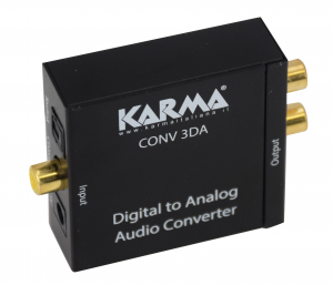 Karma Italiana CONV 3DA convertitore audio Nero