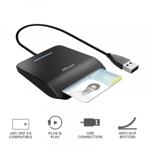 Trust Primo lettore di card readers Interno Nero CardBus+USB 2.0