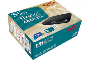 Modem Xoro HRS 8830 set-top box TV Ethernet (RJ-45), Satellite Full HD Nero