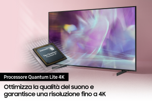 Samsung Series 6 TV QLED 4K 85” QE85Q60A Smart TV Wi-Fi Black 2021 - T2 MAIN10 - GARANZIA ITALIA