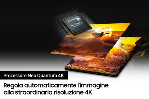 Samsung TV Neo QLED 4K 75” QE75QN90A Smart TV Wi-Fi Titan Black 2021 - T2 MAIN10 - GARANZIA ITALIA