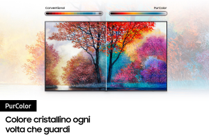 Samsung TV Crystal UHD 4K 55” UE55AU7170 Smart TV Wi-Fi Titan Gray  - T2 MAIN10 - GARANZIA ITALIA
