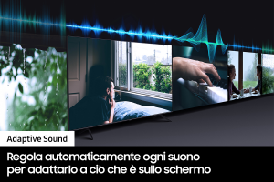 Samsung TV Crystal UHD 4K 55” UE55AU7170 Smart TV Wi-Fi Titan Gray  - T2 MAIN10 - GARANZIA ITALIA