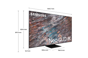 Samsung Series 8 TV Neo QLED 8K 65” QE65QN800A Smart TV Wi-Fi Stainless Steel 2021 - T2 MAIN10 - GARANZIA ITALIA