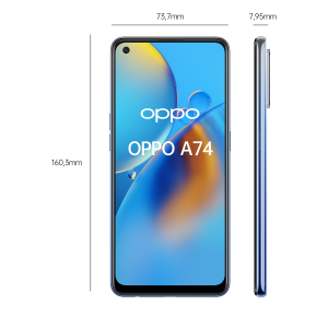 OPPO A74 Smartphone, 175g, Display 6.43