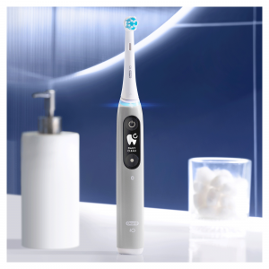 Oral-B iO 80351524 spazzolino elettrico Adulto Spazzolino a vibrazione Grigio