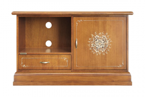 Mueble TV 1 puerta y 1 cajón – Colección Fleur