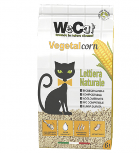WeCat - Vegetal Corn - Lettiera Vegetale - 6 litri