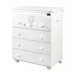 Chest of drawers with tub for baby bath Aria line by Picci