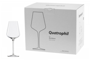 Set 6 pezzi bicchieri in vetro Bordeaux da vino rosso Quatrophil 645 ml in  vetro cristallino