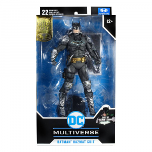 DC Multiverse: BATMAN HAZMAT SUIT (Justice League The Amazo Virus) Gold Label by McFarlane Toys