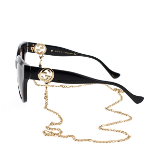 Gucci-Sonnenbrille mit Kette GG1023S 005