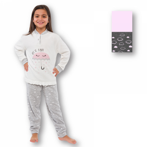 Pigiama Bambina Ragazza Invernale pile Mr Wonderful Fantastica Unicorno  55740 - Dolce Casa Biancheria