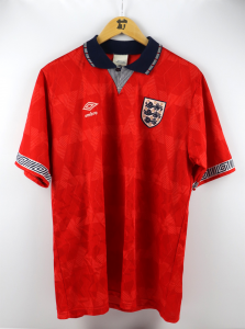 1990-92 Inghilterra Maglia  Away #5  L (Top)