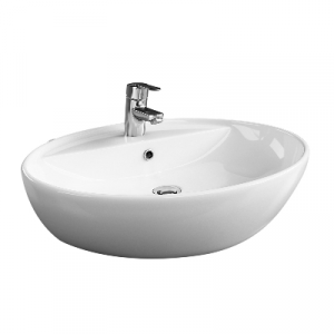 LAVABO D'APPOGGIO KLIO                                                 Monoforo L. 57 cm