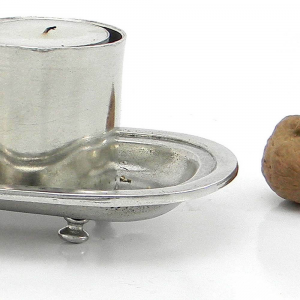 Teelichthalter aus Zinn 3-armig handgefertigt