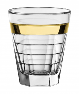 Set 6 Bicchieri Baguette acqua Fascia Oro