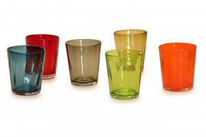 Bicchieri Tumbler colori assortiti 6 pezzi collezione Bei CL 32