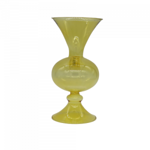 Vaso vetro Impero giallo 23 cm