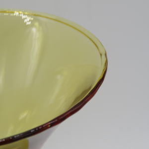 Vaso vetro Impero giallo 23 cm