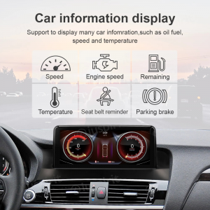 ANDROID navigatore per BMW X3 F25 BMW X4 F26 2014-2016 Sistema NBT 10.25 pollici CarPlay Android Auto WI-FI GPS 4G LTE Bluetooth 4GB RAM 64GB ROM