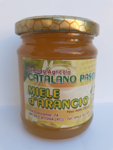 Miele d'Arancio 250g. Azienda Agricola Catalano Pasquale Catona (RC)