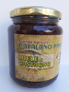 Miele di Castagno 500g. Azienda Agricola Catalano Pasquale Catona (RC)