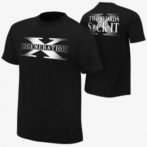 D-GENERATION X - TWO WORDS WWE Retro T-Shirt L