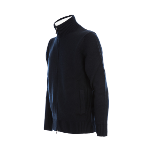 Maglione Kangra Full zip con tasche laterali colore blu