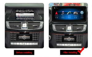 ANDROID navigatore per Mercedes Classe CLS W218 2013 NTG 4.5 CarPlay Android Auto 10.25 pollici 4GB RAM 64GB ROM Octa-Core Bluetooth GPS WI-FI