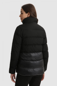 SHOPPING ON LINE WOOLRICH PIUMINO CORTO LUXE PUFFY JACKET CON TRAPUNTA ORIZZONTALE  NEW COLLECTION  WOMEN'S FALL/WINTER 2022