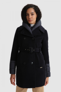  SHOPPING ON LINE WOOLRICH KUNA TRENCH COAT BITESSUTO NEW COLLECTION  WOMEN'S FALL/WINTER 2022