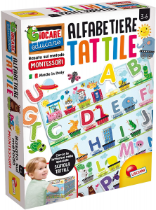 Lisciani Montessori Plus Alfabeto Tattile 72446