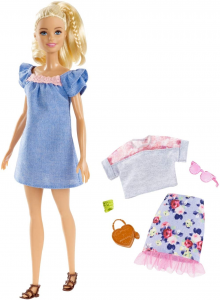 Mattel - Barbie Fashionista in Abito Blu 