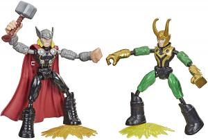 Avengers Bend And Flex Dual Pack Personaggi Snodabili, 15cm. Thor Vs Loki