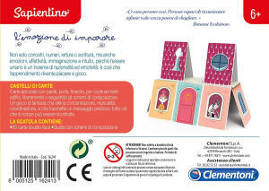 Clementoni - Sapientino Castelli di Carte