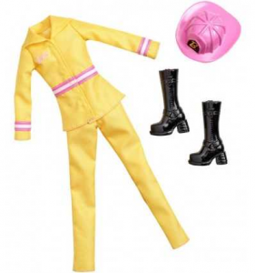 Mattel -Barbie Vestito Pompiere