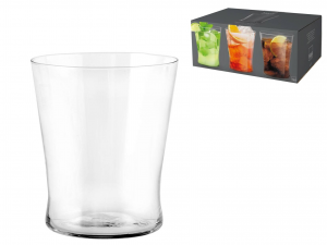 Bicchiere In Vetro, 370 Ml, Trasparente - Acqua