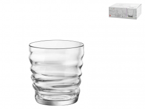 Bicchiere In Vetro Riflessi Trasparente Cl30
