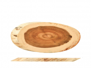 Tagliere Ovale Wood In Legno Cm 40x20x2