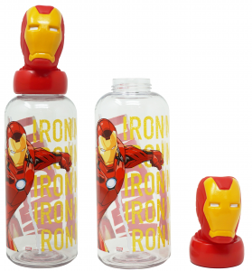 Borraccia Tritan 3D 560Ml Iron Man 