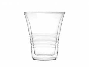 Set 2 Bicchieri Termici In Borosilicato, 220 Ml, Trasparente