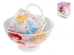 Set Scodella Mug Disney Princess